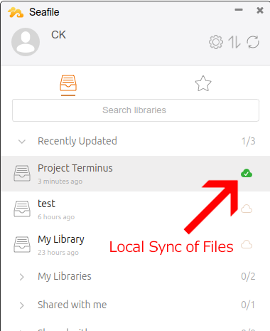 Seafile App for integration in Operating System